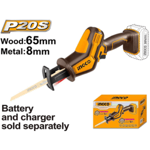 Ingco 2.5 Inch 20V Cordless Reciprocating Saw 65Mm Crsli6508