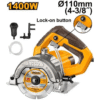 Ingco 4 Inch 1400W Marble Cutter 110Mm Mc140068