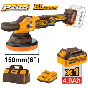 Ingco 6 Inch Cordless Polisher 20V 150Mm Apli20151