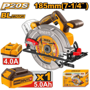 Ingco 7 Inch 20V Cordless Circular Saw 185Mm Csli18513