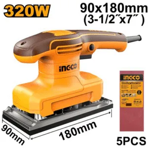 Ingco 7 Inch Orbital Sander 320W 180Mm Fs3216