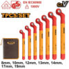 Ingco 7 Pieces Insulated Bi-Hexagon Deep Offset Ring Spanner Set Hkispa0702