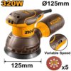 Ingco 5 Inch Rotary Sander 320W 125Mm Rs3216