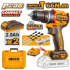 Ingco 20V Cordless Impact Drill Machine 13Mm Cidli20668