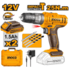 Ingco 12V Cordless Impact Drill Machine 10Mm Cidli1228