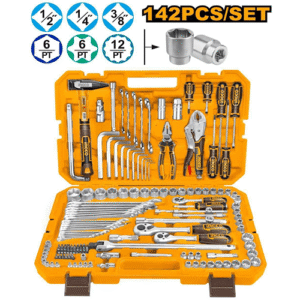 Ingco 142 Pieces Combination Tool Set Hkthp21421