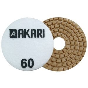 Akari 4 Inch Velcro Diamond Polishing Pad For Marble & Granite 100Mm
