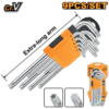 Ingco 9 Pieces Extra Long Arm Torx Allen Key Set Hhk13092
