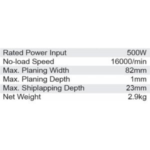 Alternative view of Dongcheng  500W Wood Planer 82Mm Dmb03-82