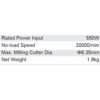 Dongcheng  550W Trimmer 6.35Mm Dmp04-6B
