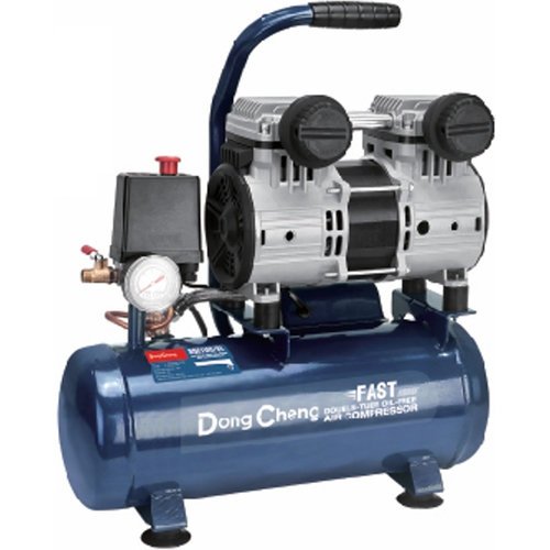 Dongcheng 1100W Oil Free Air Compressor 8Ltr Dqe1100/8L
