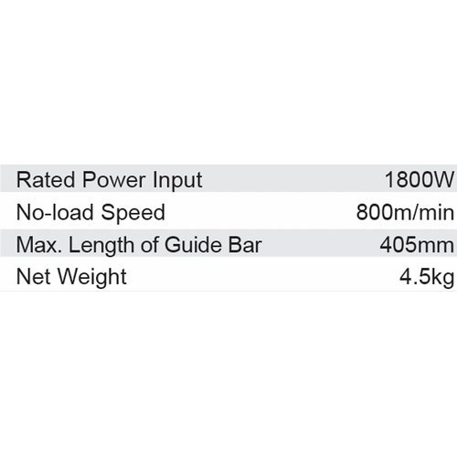 Dongcheng 16 Inch 1800W Electric Chain Saw 405Mm Dml04-405