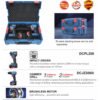 Dongcheng  Cordless Impact Driver & Drill Combo Kit Dckit26 Type Ek
