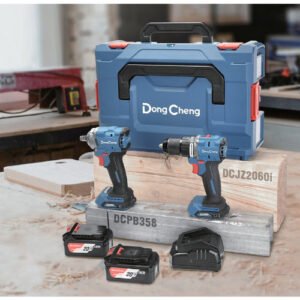 Dongcheng Cordless Impact Wrench & Drill Combo Kit Dckit28 Type Ek