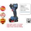 Dongcheng  20V Cordless Impact Screw Driver 6.35Mm Dcpl208 Type Em