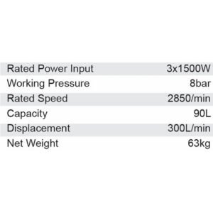 Alternative view of Dongcheng  4500W Oil Free Air Compressor 90Ltr Double Tube Dqe1500X3/90
