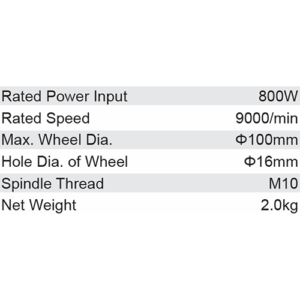 Dongcheng 4 Inch 800W Angle Grinder 100Mm Dsm06-100
