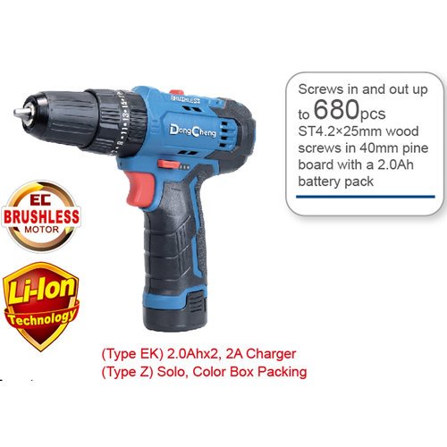 Dongcheng 12V Cordless Impact Drill Machine 10Mm Dcjz23-10I Type Ek