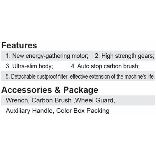 Dongcheng 4 Inch 1100W Angle Grinder 100Mm Dsm17-100B