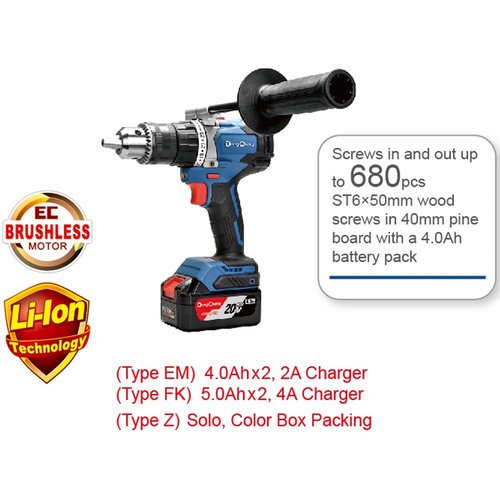 Dongcheng 20V Cordless Screw Driver Drill 16Mm Dcjz02-16 Type Em