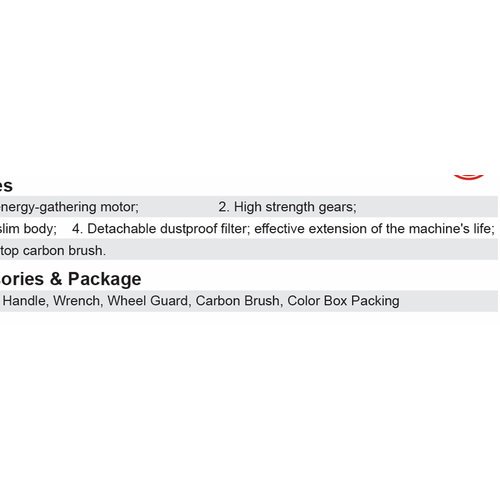 Dongcheng 4 Inch 1100W Angle Grinder 115Mm Dsm17-115B