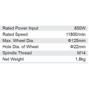 Dongcheng  5 Inch 850W Angle Grinder 125Mm Dsm125A