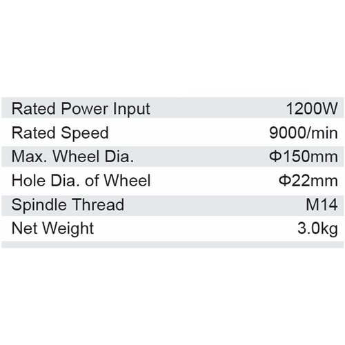 Dongcheng 6 Inch 1200W Angle Grinder 150Mm Dsm150A