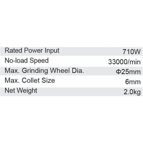 Dongcheng 1 Inch 710W Die Grinder 25Mm Dsj08-25L