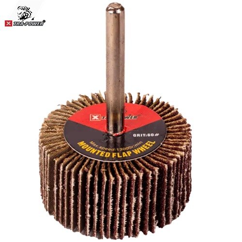 Xtra Power Mounted Flap Wheel 6Mm Shank Brown 25Mmx50Mm - Image 3