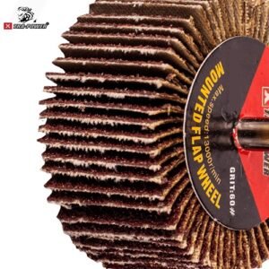 Alternative view of Xtra Power Mounted Flap Wheel 6Mm Shank Brown 25Mmx50Mm