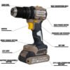 Xtra Power 21V Cordless Drill Machine 13Mm Xpc-Id-04