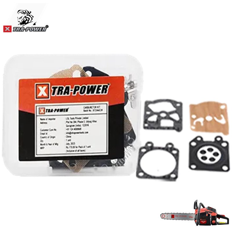 Xtra Power Gasoline Chain Saw Carburetor Kit Set