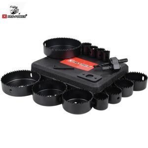 Xtra Power 11 Pieces Carbon Steel Hole Saw Set