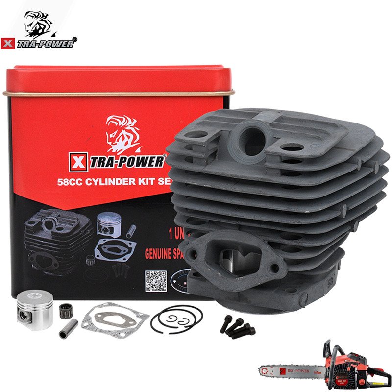 Xtra Power Gasoline Chain Saw Cylinder Kit 58Cc