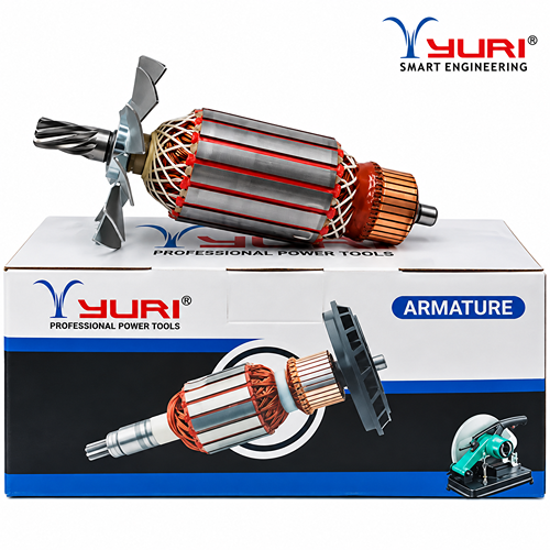Yuri Lg355 Cut Off Machine 355Mm Armature — Yuri Saw & Cutter's Spare Parts