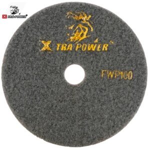Xtra Power 4 Inch Velcro Diamond Polishing Pad For Marble & Granite 100Mm