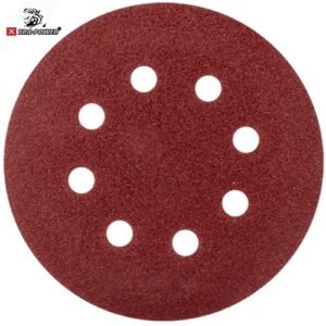 Xtra Power 180Mm Sand Paper With Velcro 7 Inch Red