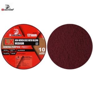Xtra Power 5 Inch Non Woven Disc With Velcro 121Mm