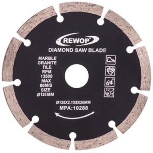 Rewop 6 Inch 12 Seg Diamond Saw Blade 150Mm