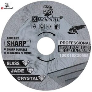 Xtra Power 4 Inch Vacuum Brazed Blade 100Mm Glass And Ceramic