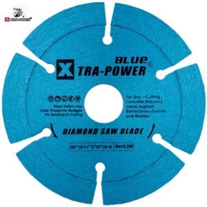 Xtra Power 5 Inch 9 Seg Diamond Saw Blade 125Mm Xp Blue