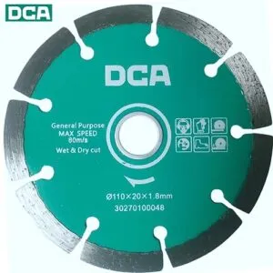 Dca 4 Inch 9 Seg Diamond Saw Blade 110Mm