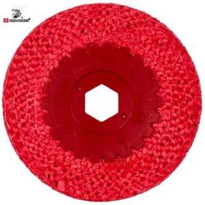 Xtra Power 4 Inch  Red Sisal Buff Pad 100Mm