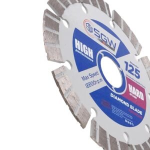 Sgw 5 Inch 9 Seg Diamond Saw Blade 125Mm Hard Stone 12Mm