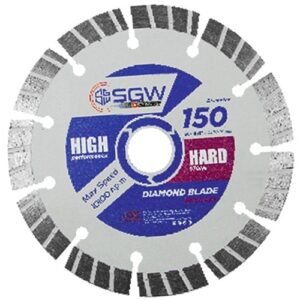 Sgw 6 Inch 11 Seg Diamond Saw Blade 150Mm Hard Stone 12Mm