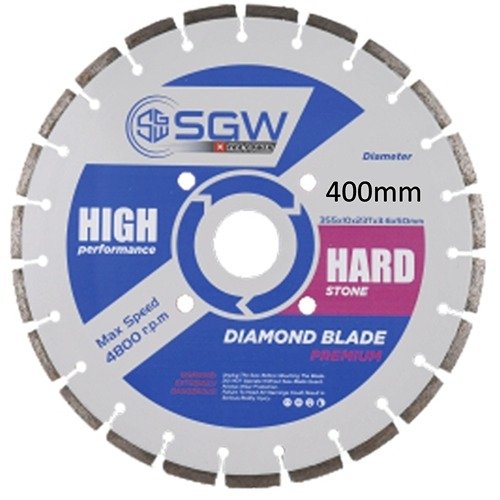 Sgw 16 Inch 27 Seg Diamond Saw Blade 400Mm Hard Stone