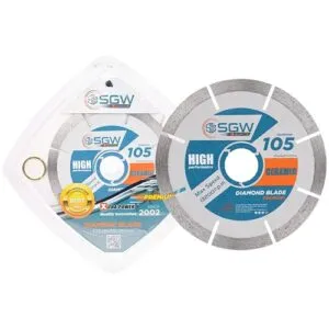 Sgw 4 Inch 8 Seg Diamond Saw Blade 105Mm Ceramic