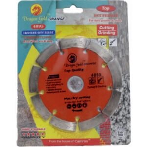 Dragon Gold 4 Inch 9 Seg Diamond Saw Blade 110Mm Wet/Dry Cutting 4095