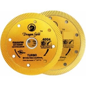 Dragon Gold 4 Inch Turbo Concrete Diamond Saw Blade 110Mm 4004