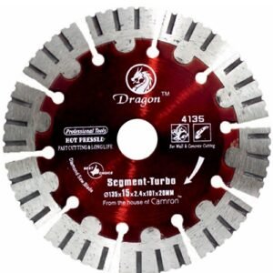 Dragon 5 Inch 10 Seg Diamond Saw Blade 135Mm 4135 Wall Chaser